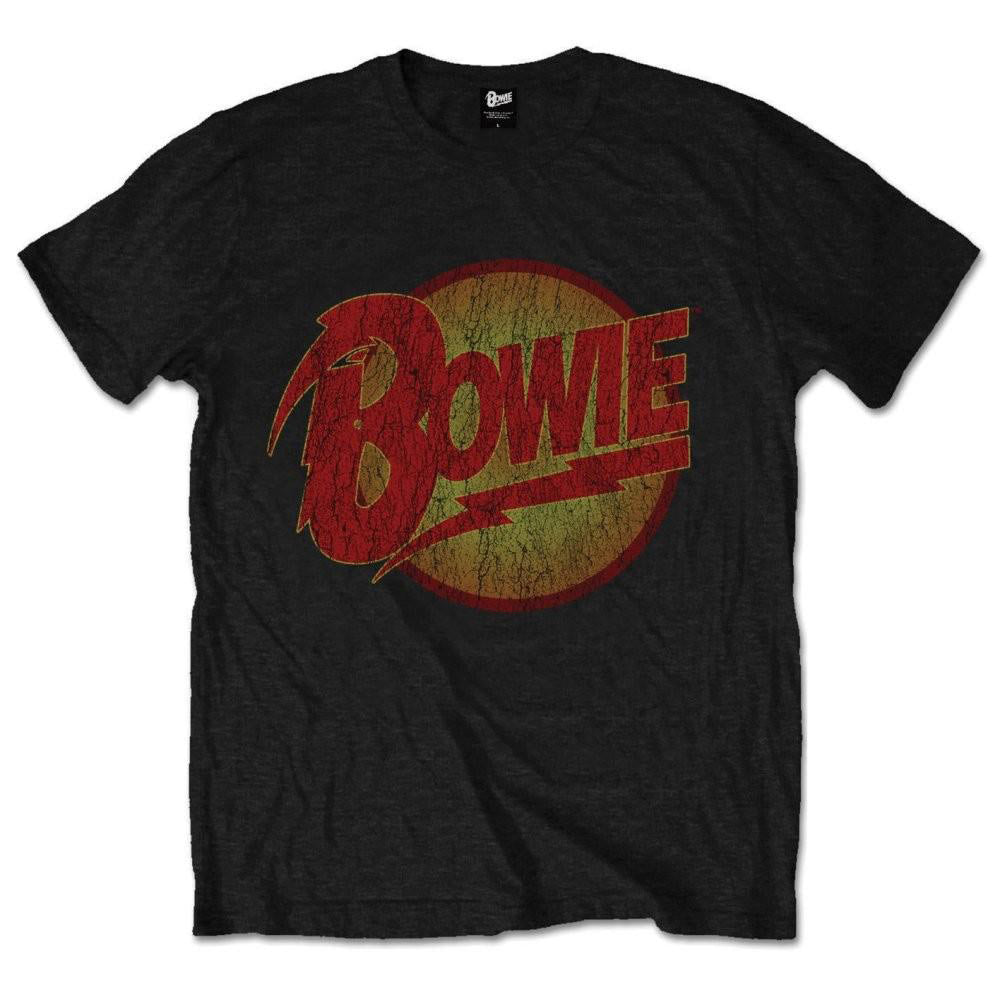 DAVID BOWIE UNISEX T-SHIRT: DIAMOND DOGS VINTAGE