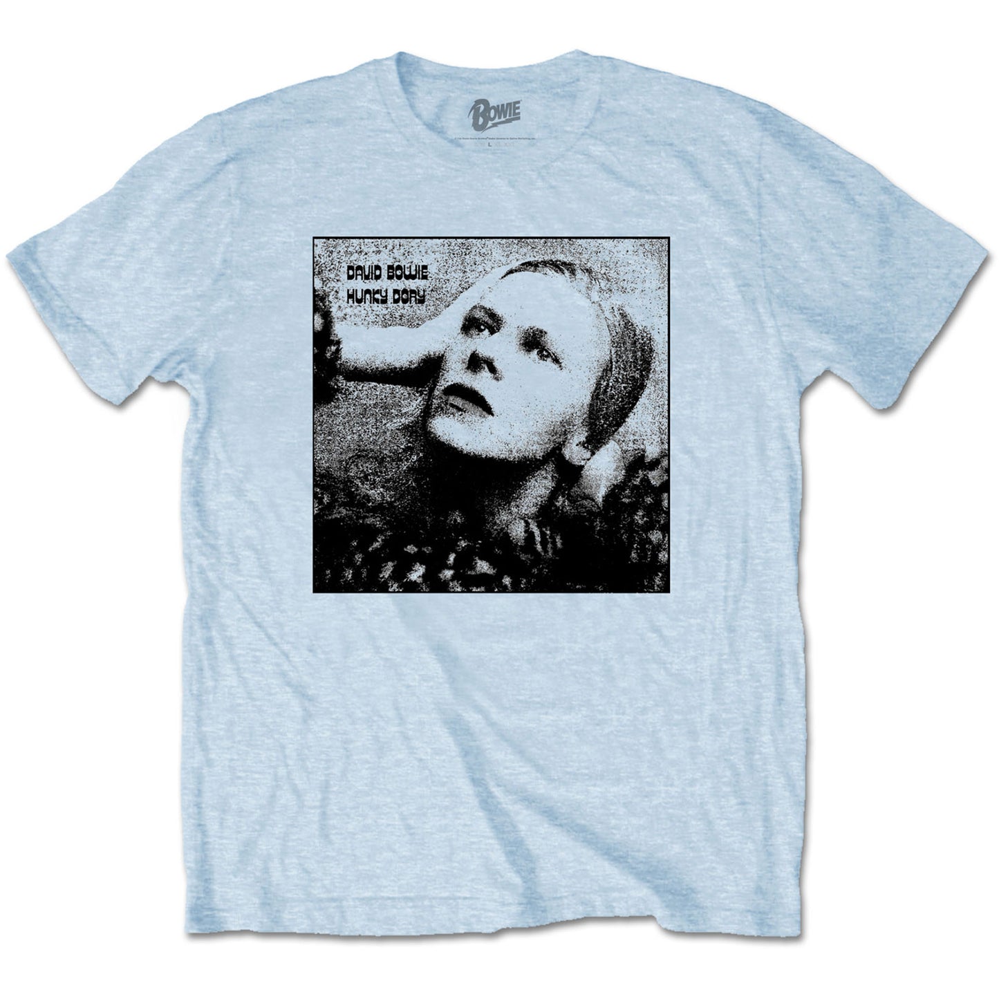 DAVID BOWIE UNISEX T-SHIRT: HUNKY DORY MONO