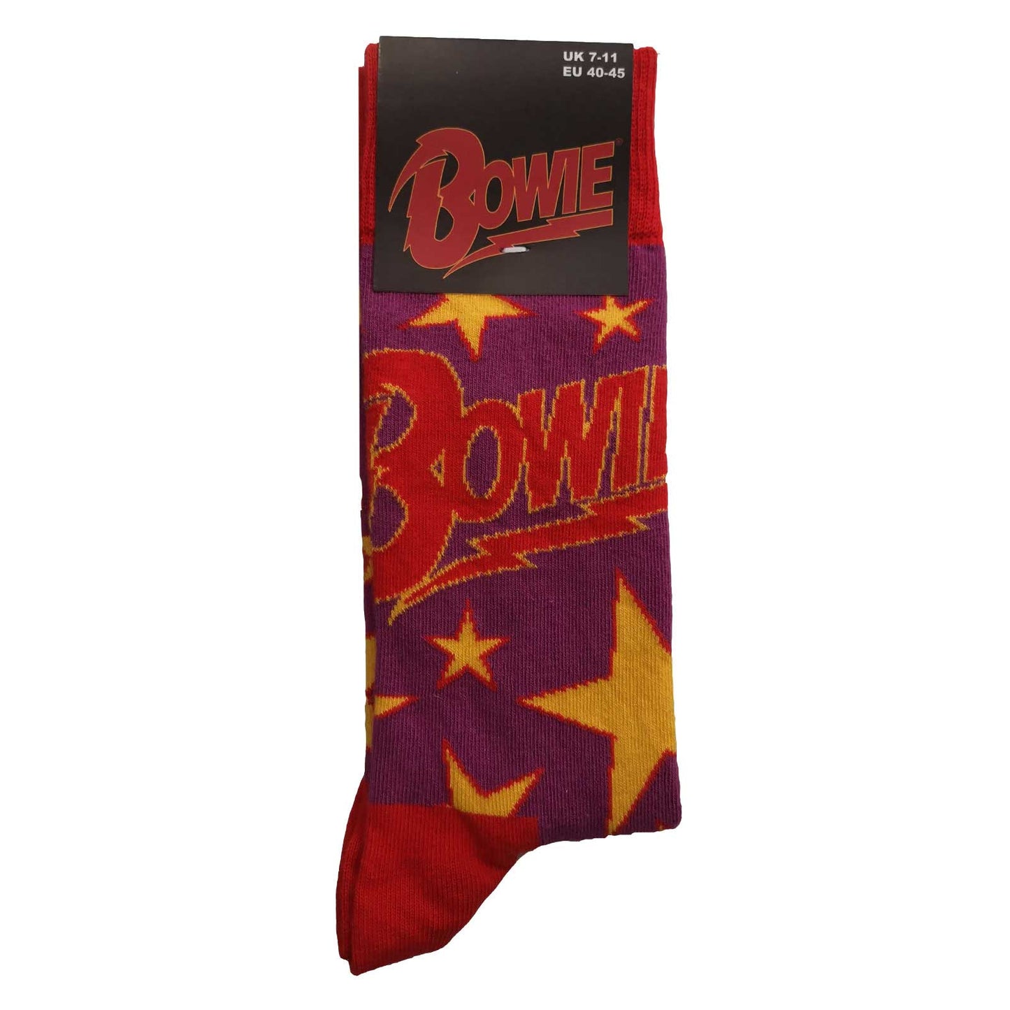 DAVID BOWIE UNISEX ANKLE SOCKS: STARS INFILL (UK SIZE 7 - 11)