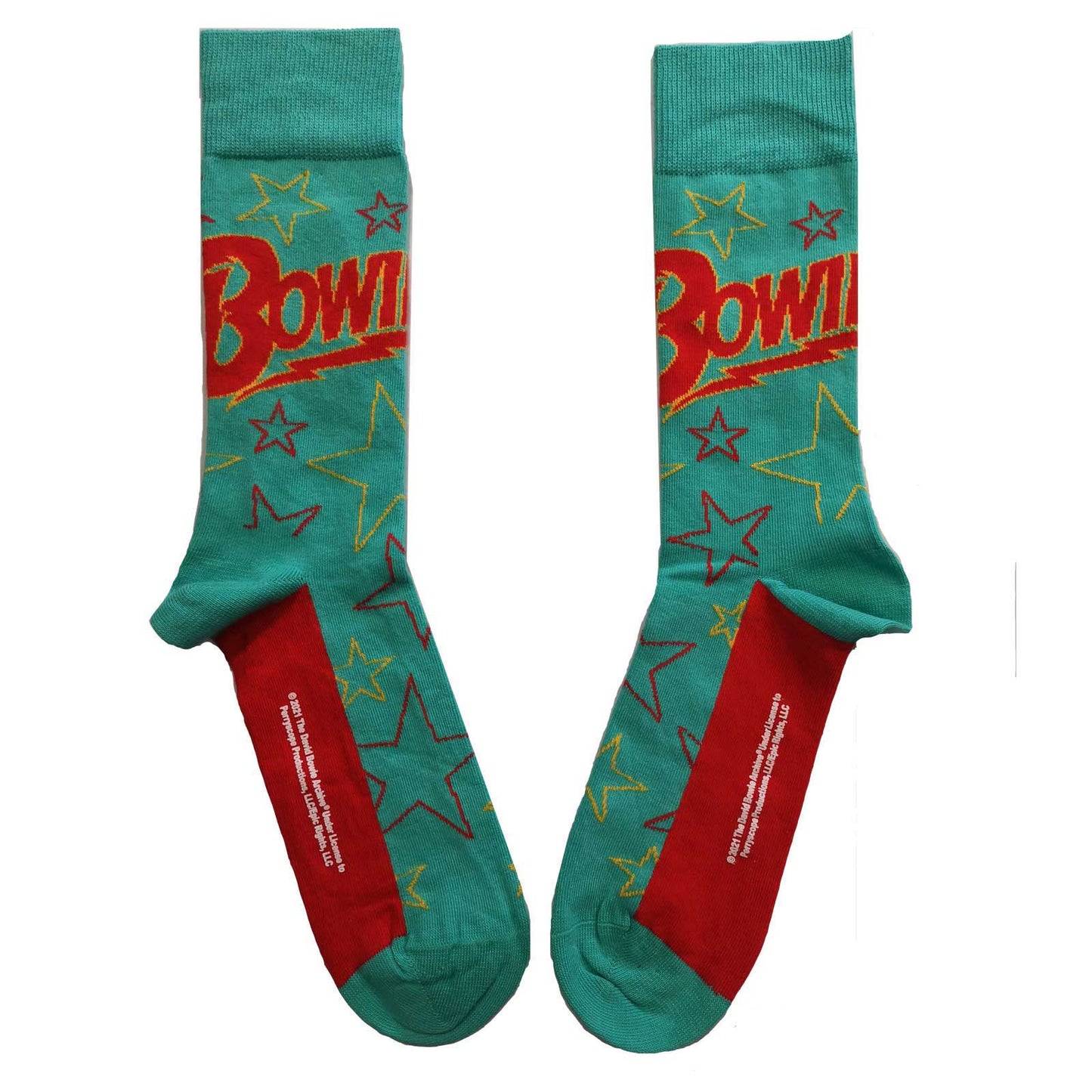 DAVID BOWIE UNISEX ANKLE SOCKS: STARS OUTLINE (UK SIZE 7 - 11)