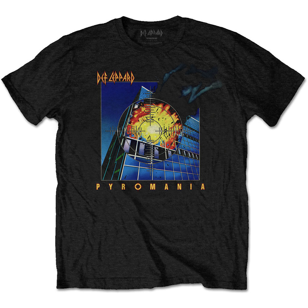 DEF LEPPARD UNISEX T-SHIRT: PYROMANIA