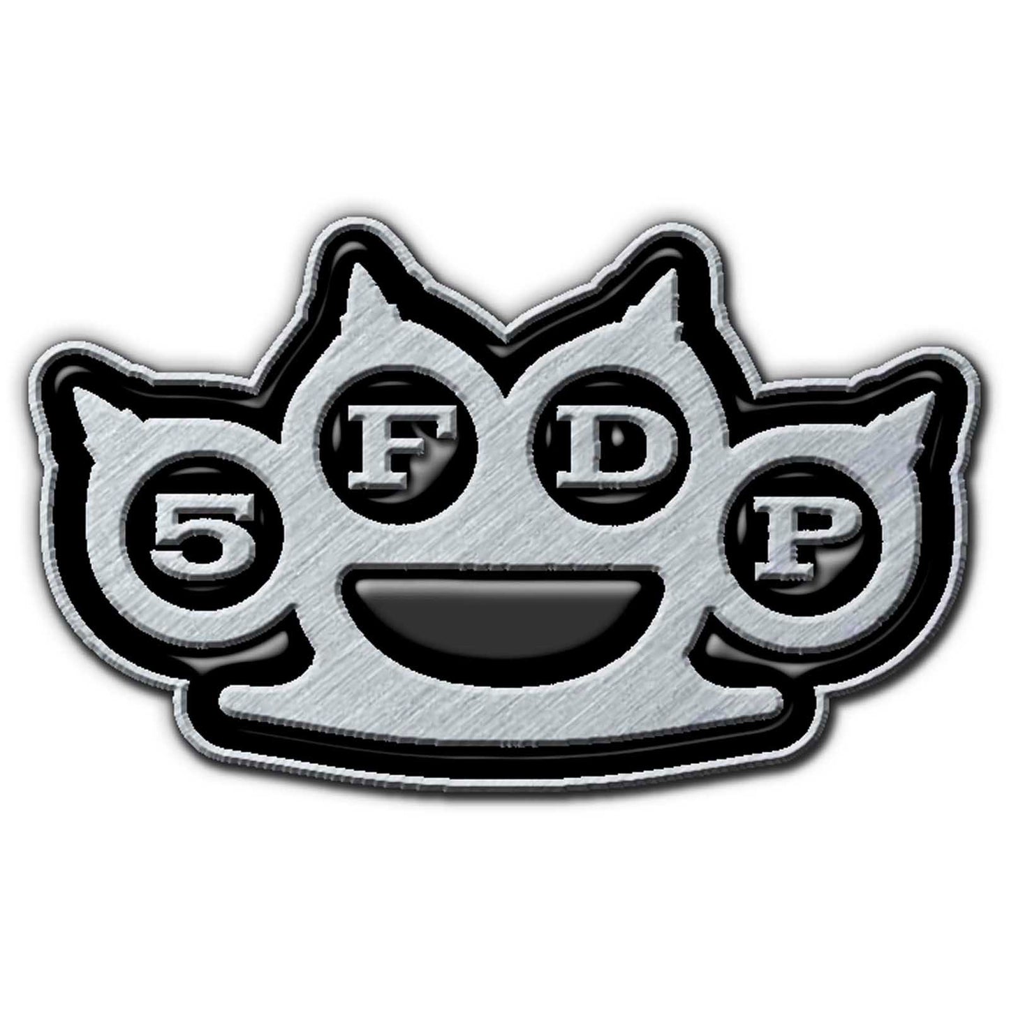 FIVE FINGER DEATH PUNCH PIN BADGE: KNUCKLES