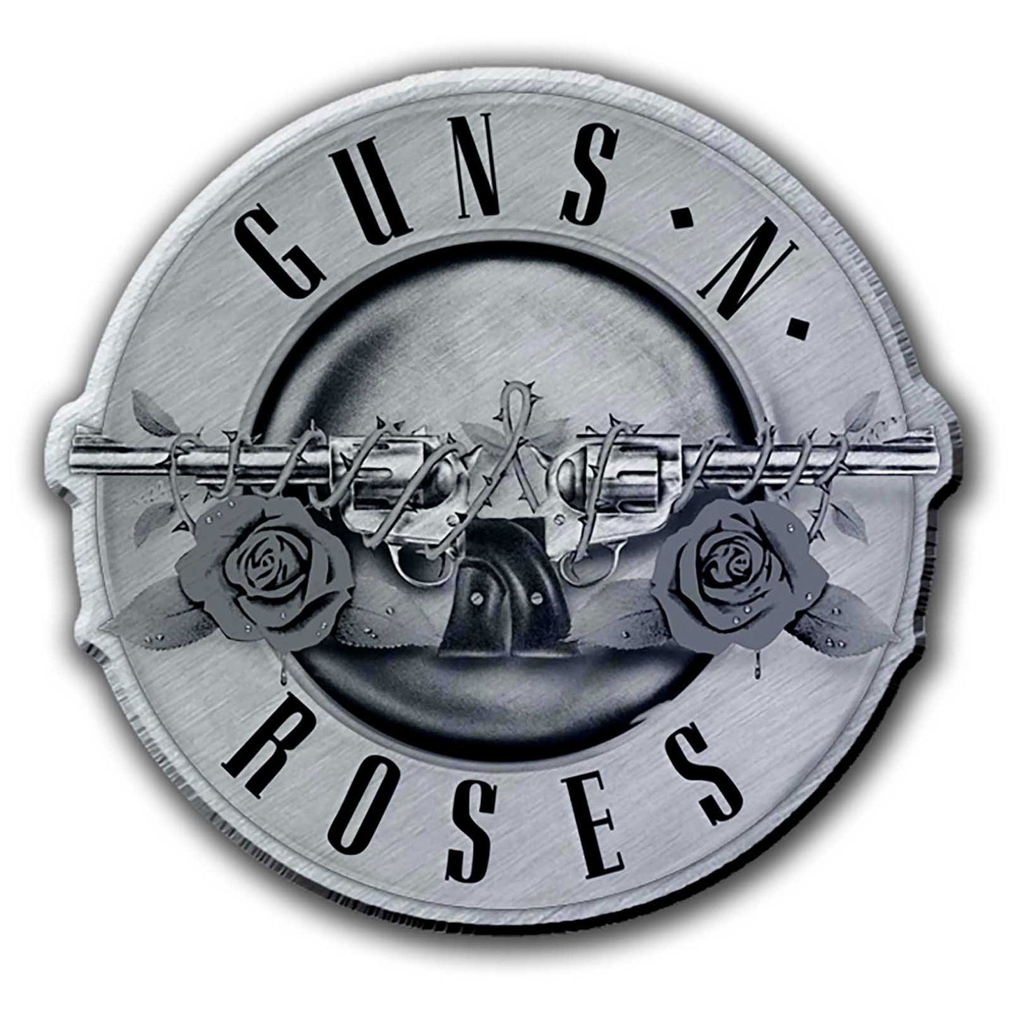 GUNS N' ROSES PIN BADGE: BULLET LOGO