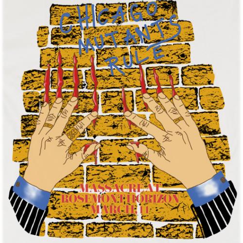 IRON MAIDEN UNISEX T-SHIRT: CHICAGO MUTANTS