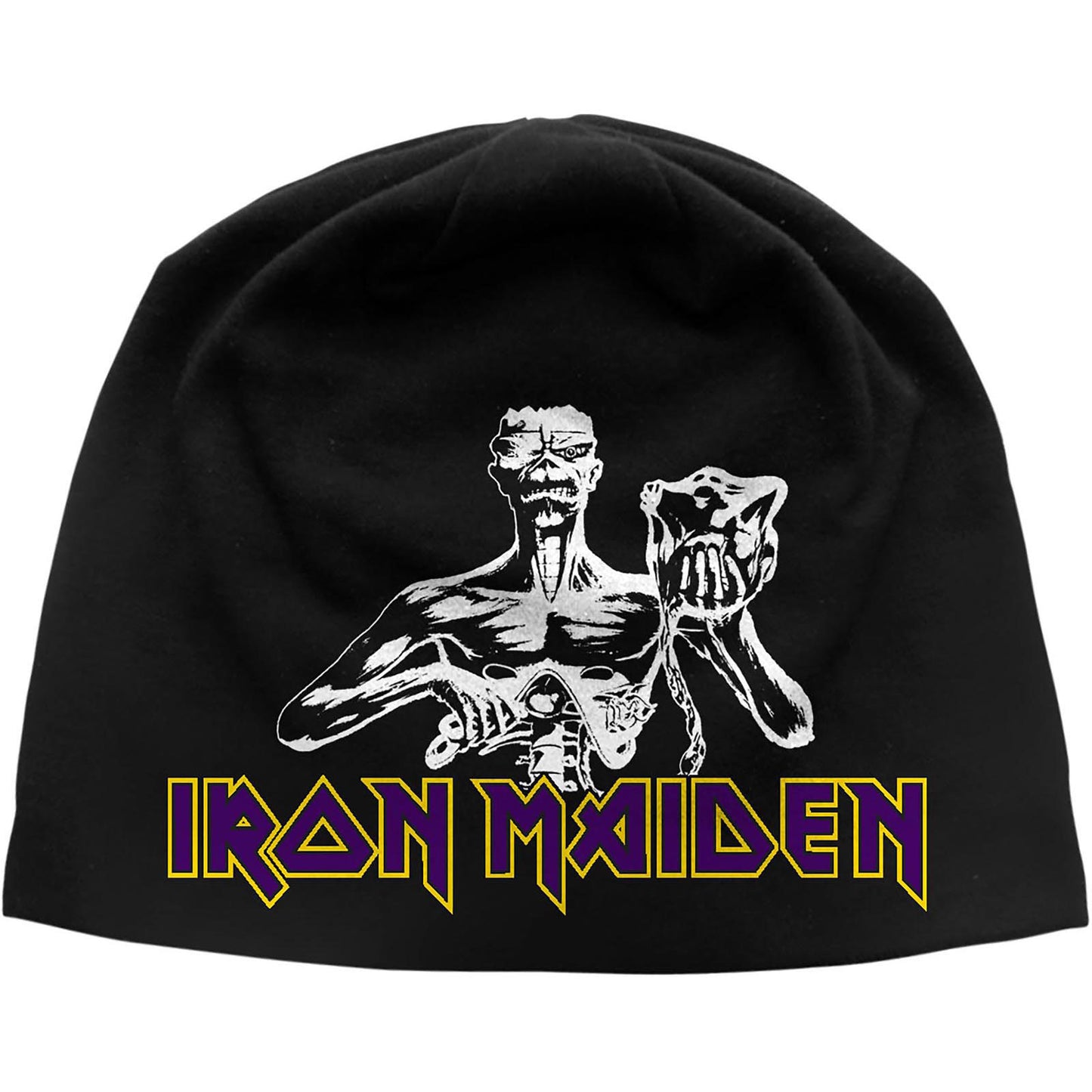 IRON MAIDEN UNISEX BEANIE HAT: SEVENTH SON