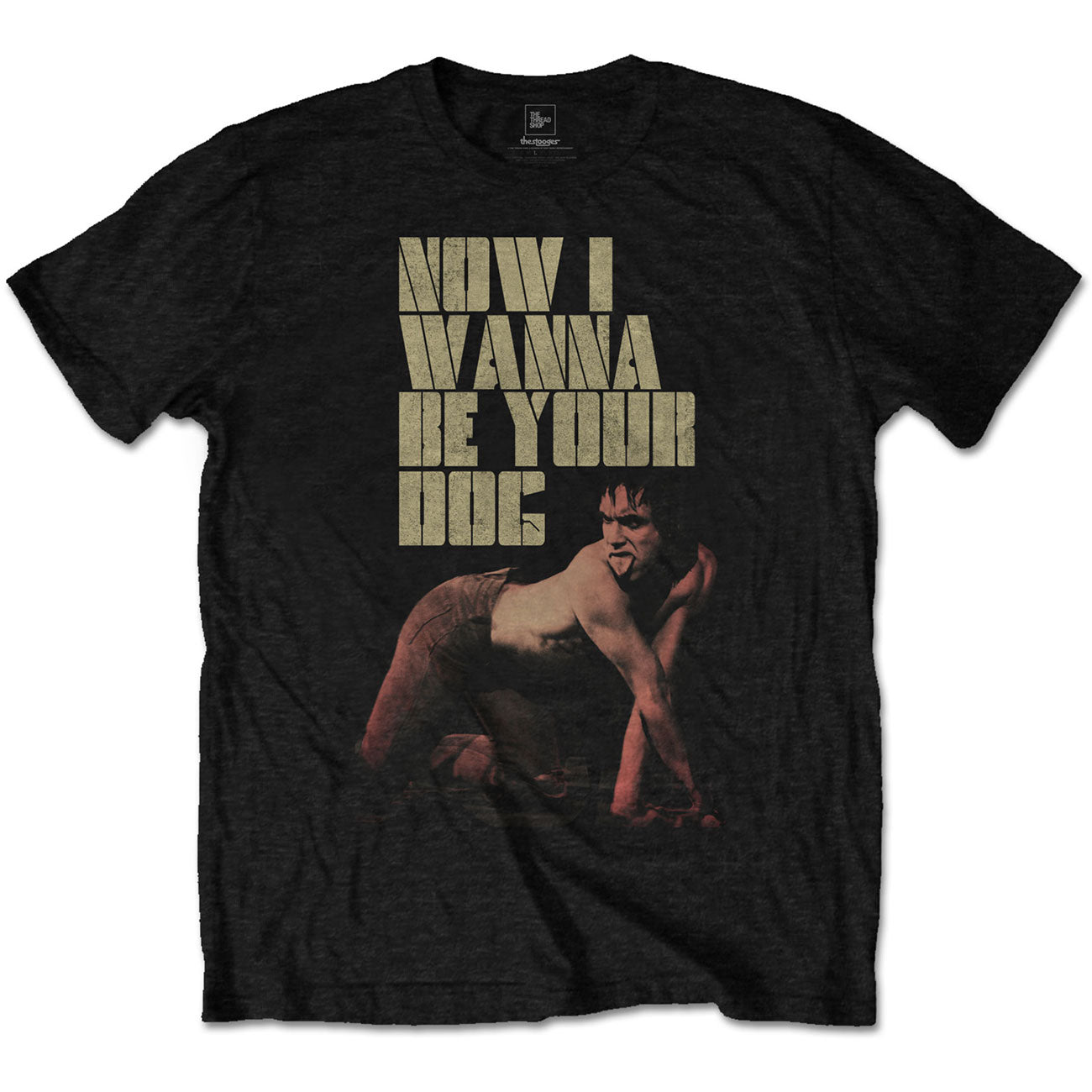 IGGY & THE STOOGES UNISEX T-SHIRT: WANNA BE YOUR DOG
