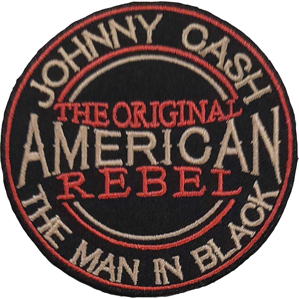 JOHNNY CASH STANDARD PATCH: AMERICAN REBEL
