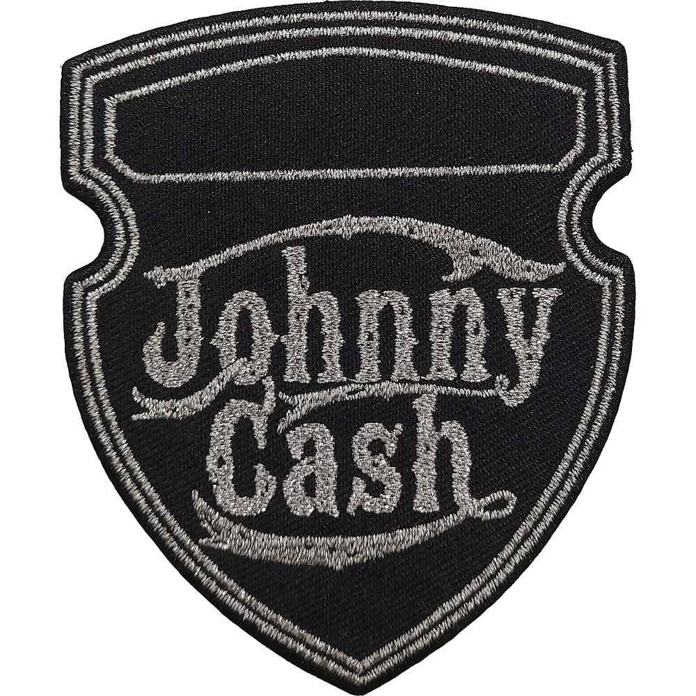 JOHNNY CASH STANDARD PATCH: METALLIC SHIELD