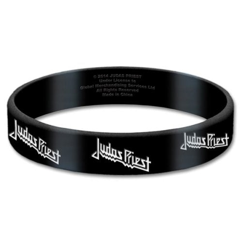 JUDAS PRIEST GUMMY WRISTBAND: LOGO