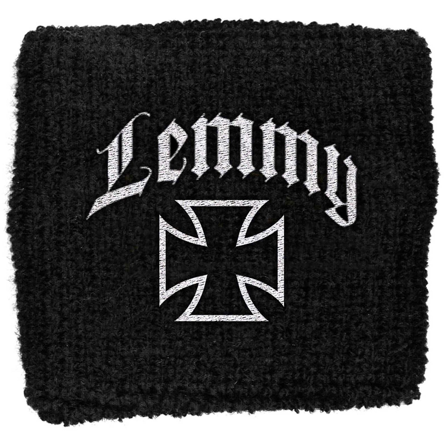 Lemmy Embroidered Wristband: Iron Cross