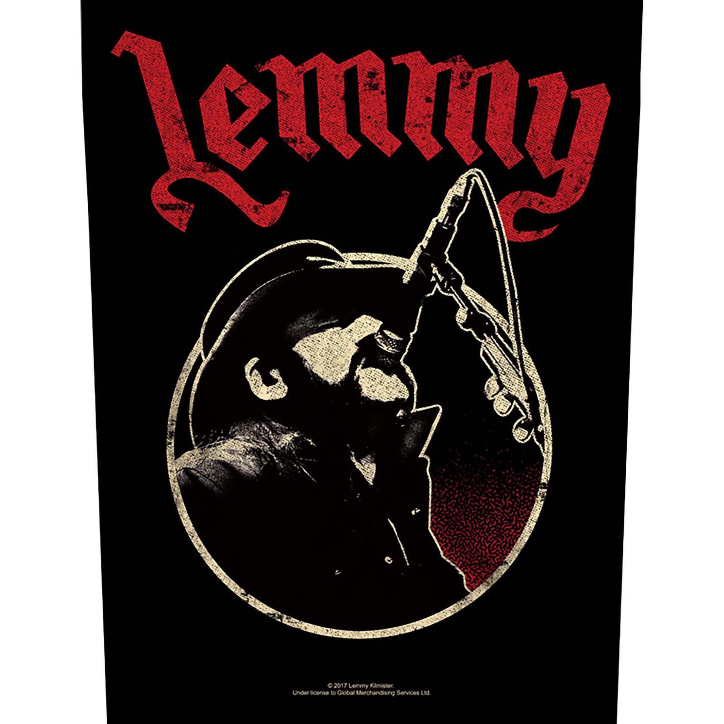 LEMMY BACK PATCH: MICROPHONE