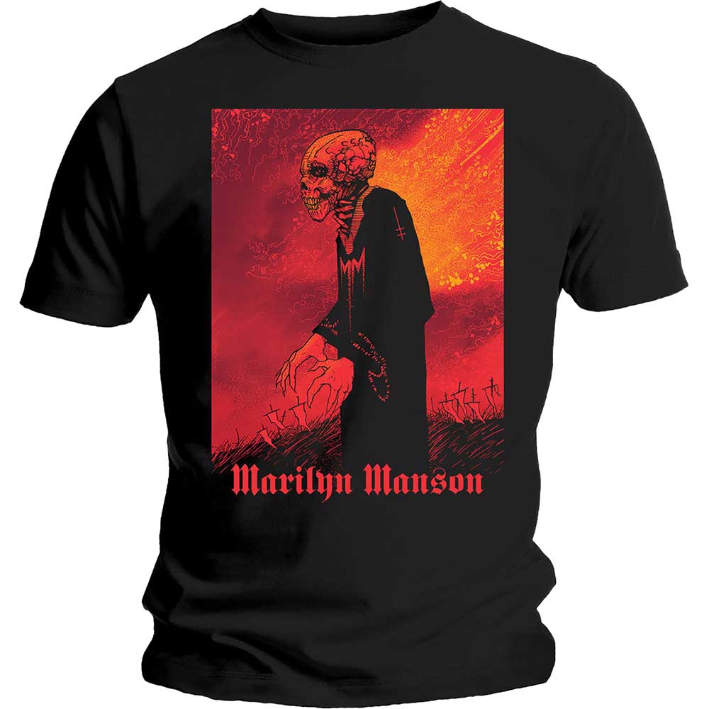 MARILYN MANSON UNISEX T-SHIRT: MAD MONK