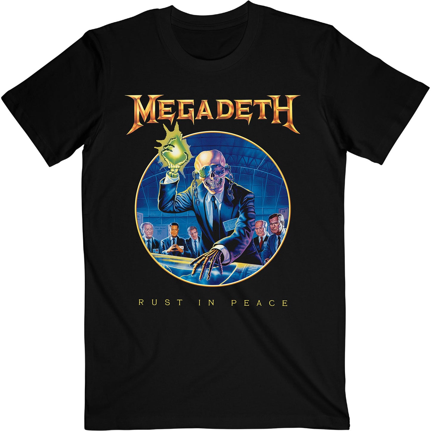 MEGADETH UNISEX T-SHIRT: RUST IN PEACE ANNIVERSARY