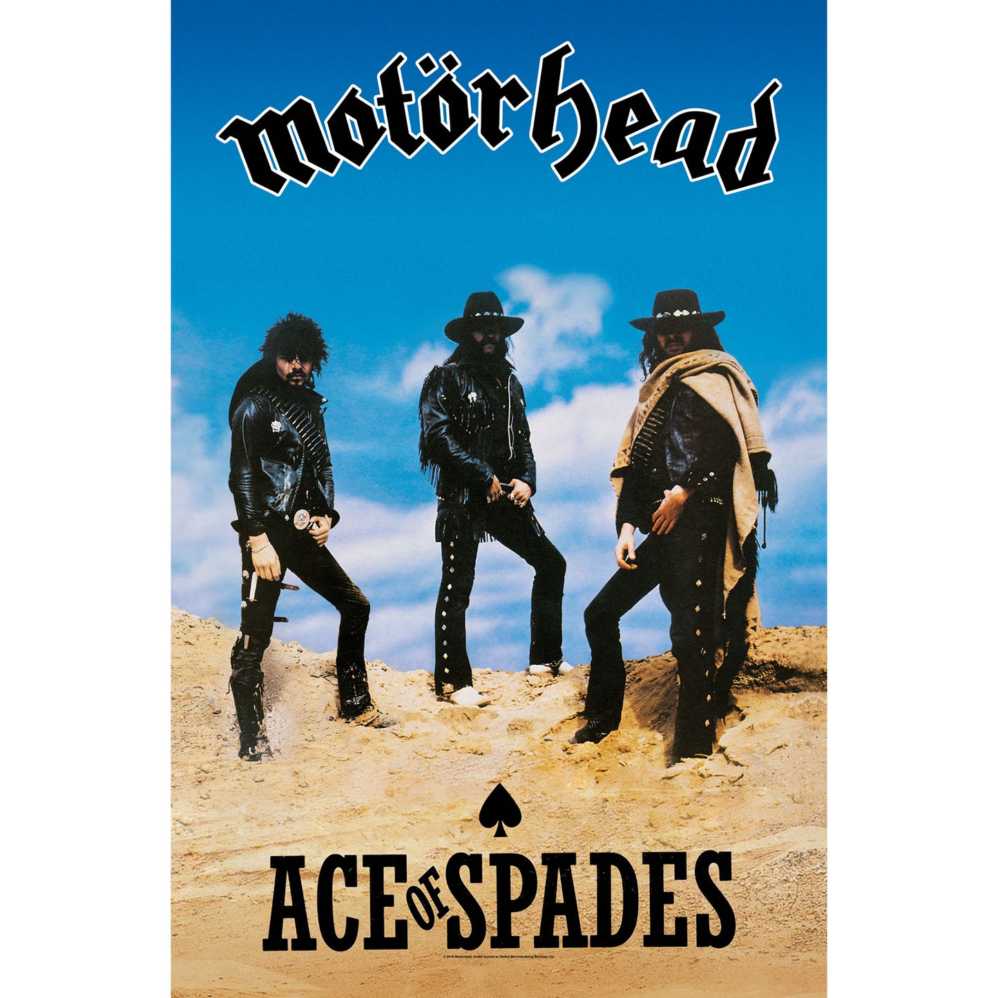 MOTORHEAD TEXTILE POSTER: ACE OF SPADES