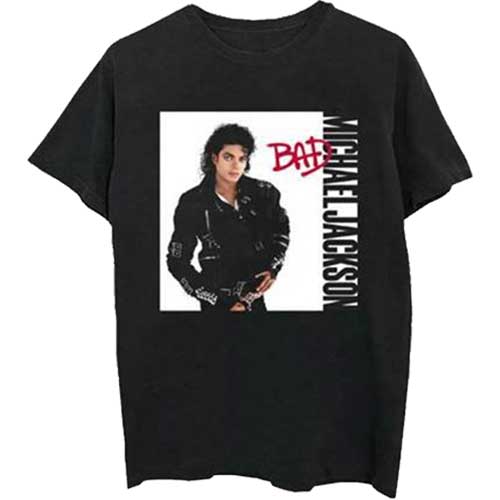 MICHAEL JACKSON UNISEX T-SHIRT: BAD