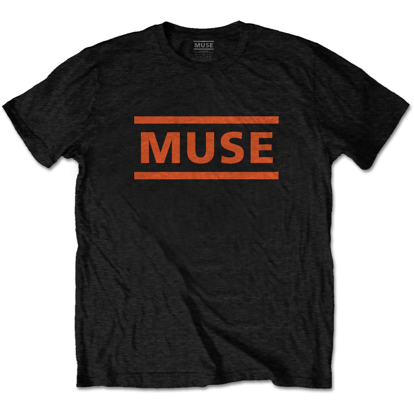 MUSE UNISEX T-SHIRT: ORANGE LOGO