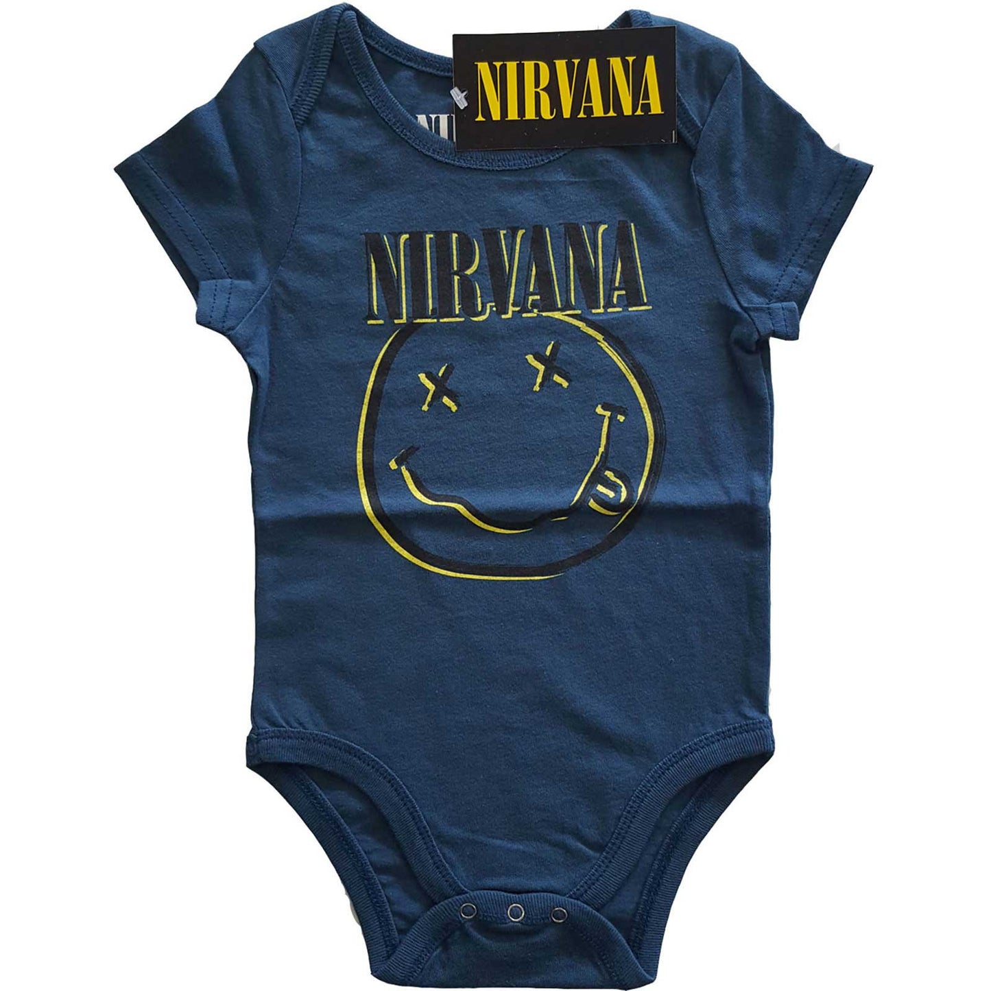 NIRVANA KIDS BABY GROW: INVERSE HAPPY FACE
