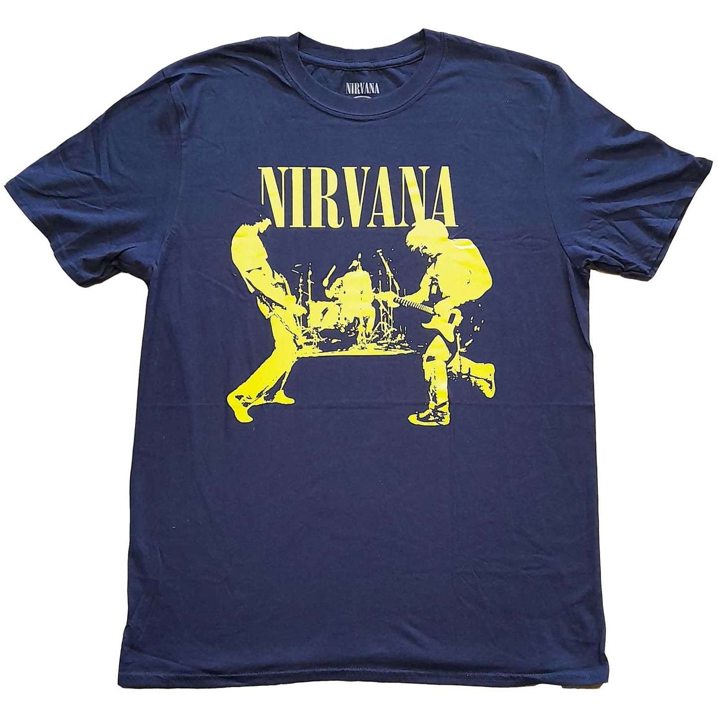 NIRVANA UNISEX T-SHIRT: STAGE