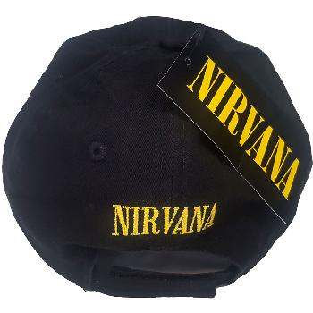 NIRVANA UNISEX BASEBALL CAP: HAPPY FACE