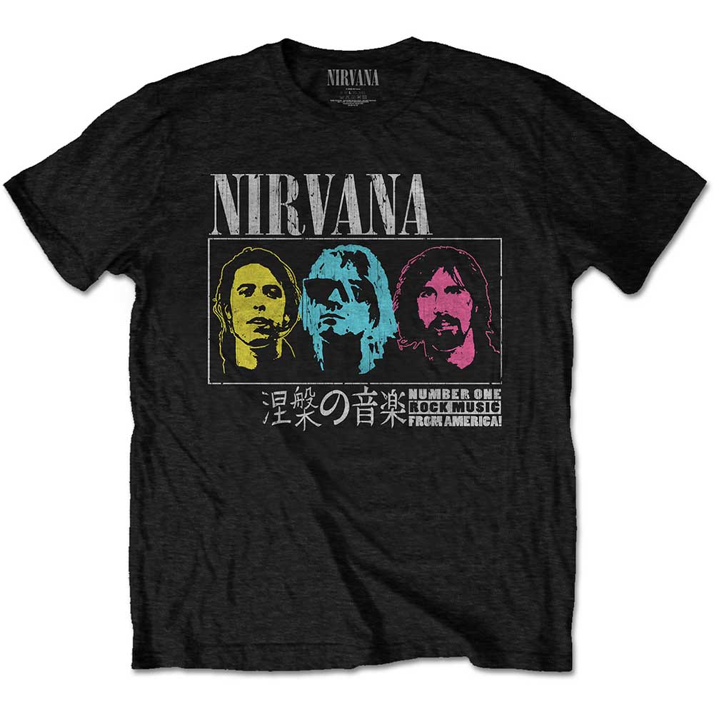 NIRVANA UNISEX T-SHIRT: JAPAN!
