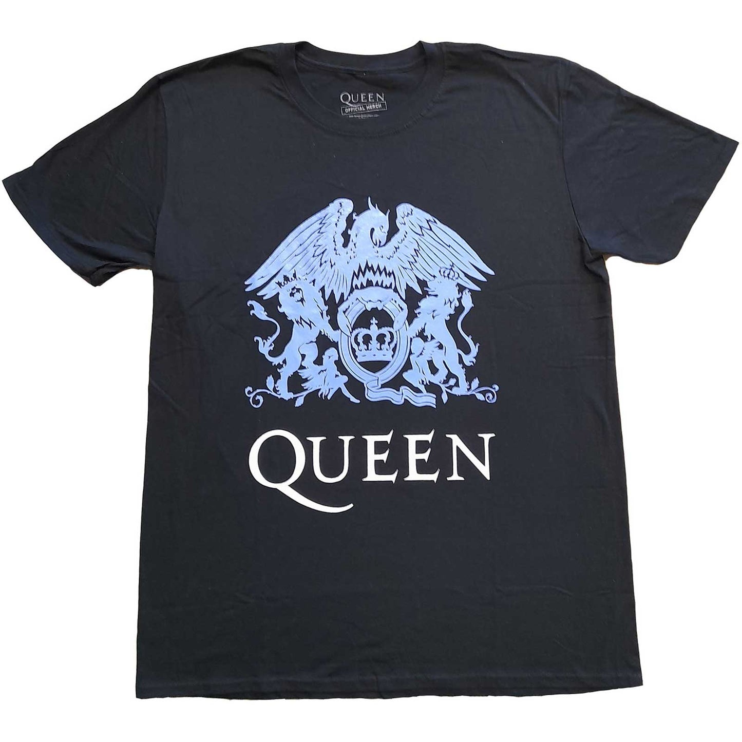 QUEEN UNISEX T-SHIRT: BLUE CREST