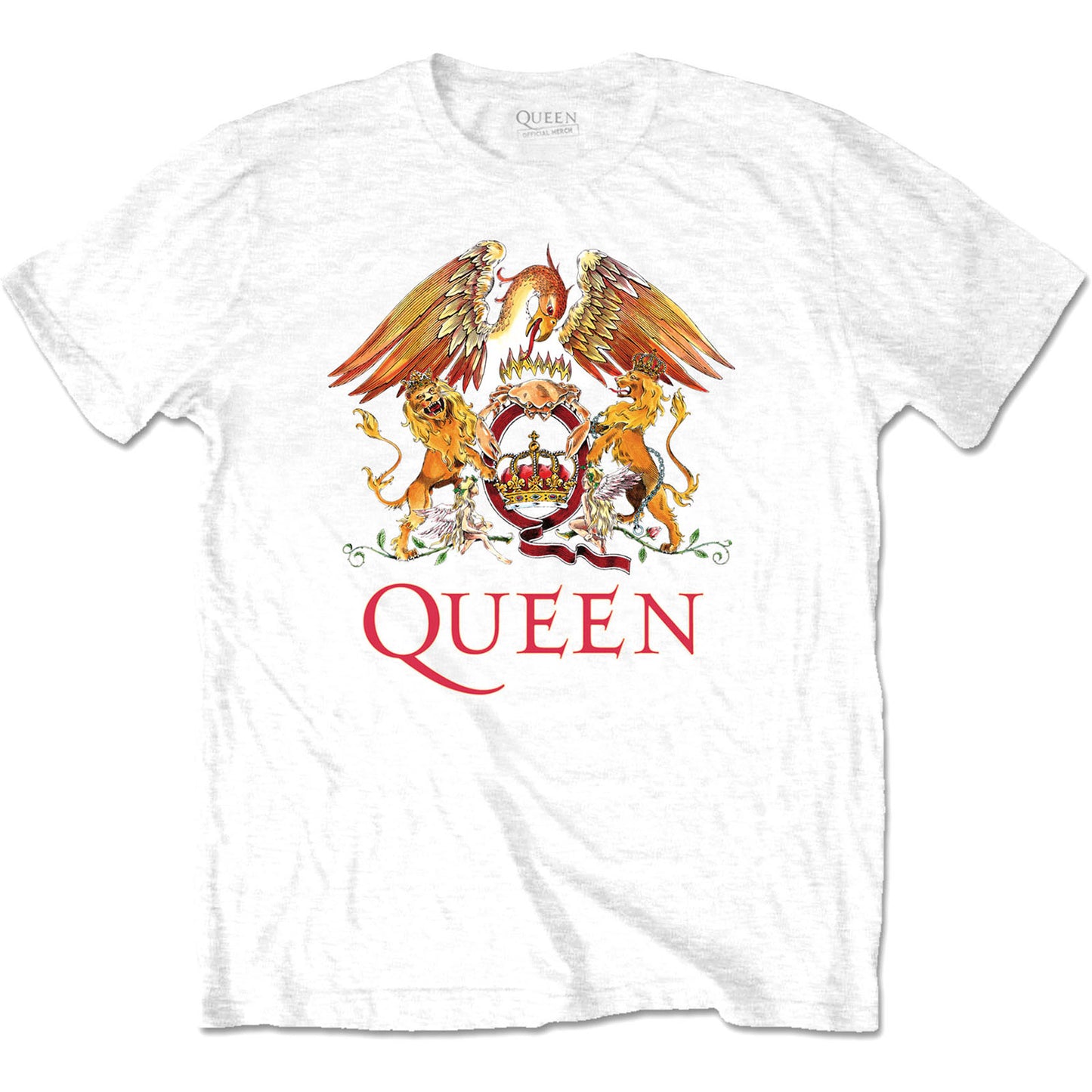 QUEEN UNISEX T-SHIRT: CLASSIC CREST