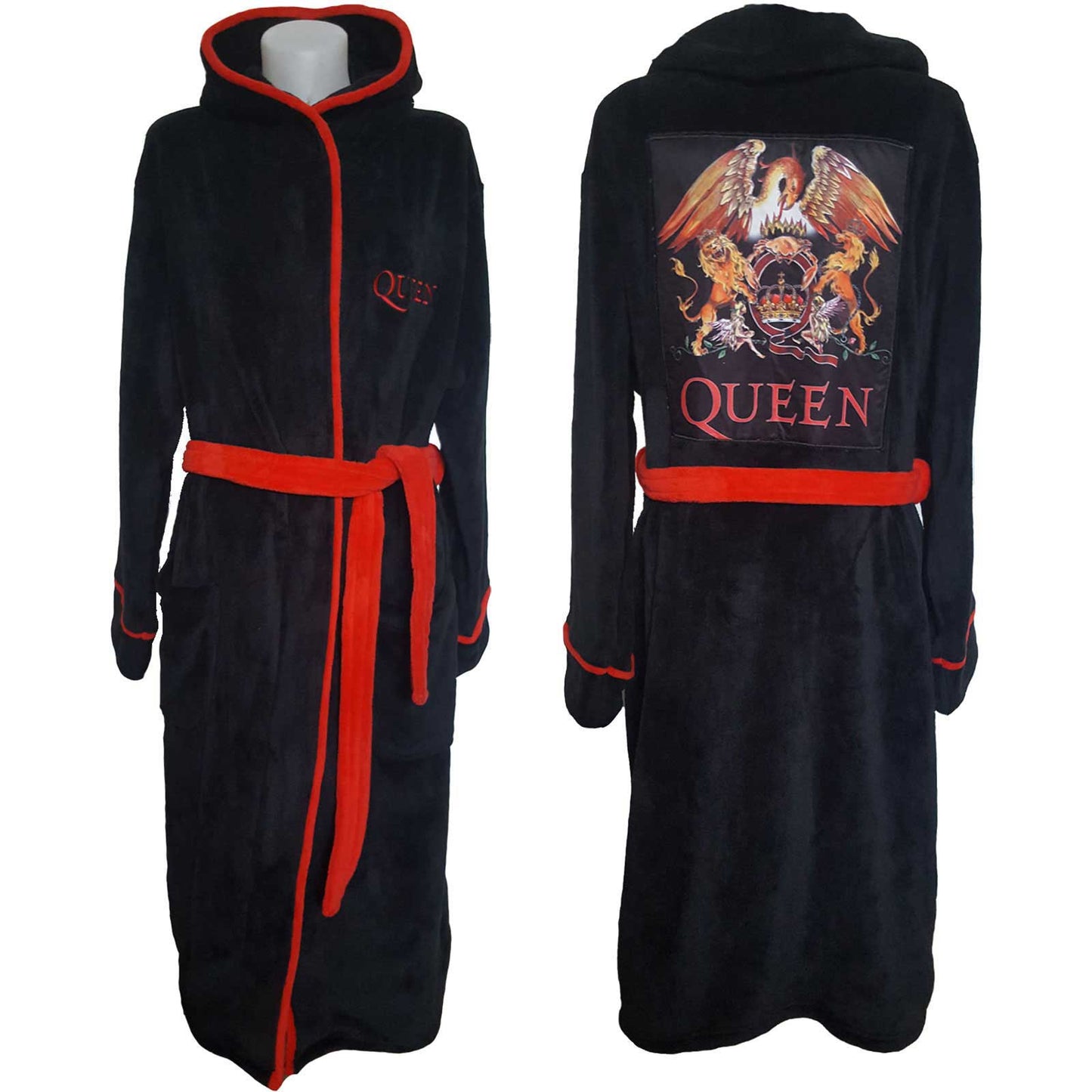 QUEEN UNISEX BATHROBE: CLASSIC CREST