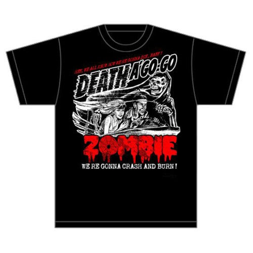 ROB ZOMBIE UNISEX T-SHIRT: ZOMBIE CRASH