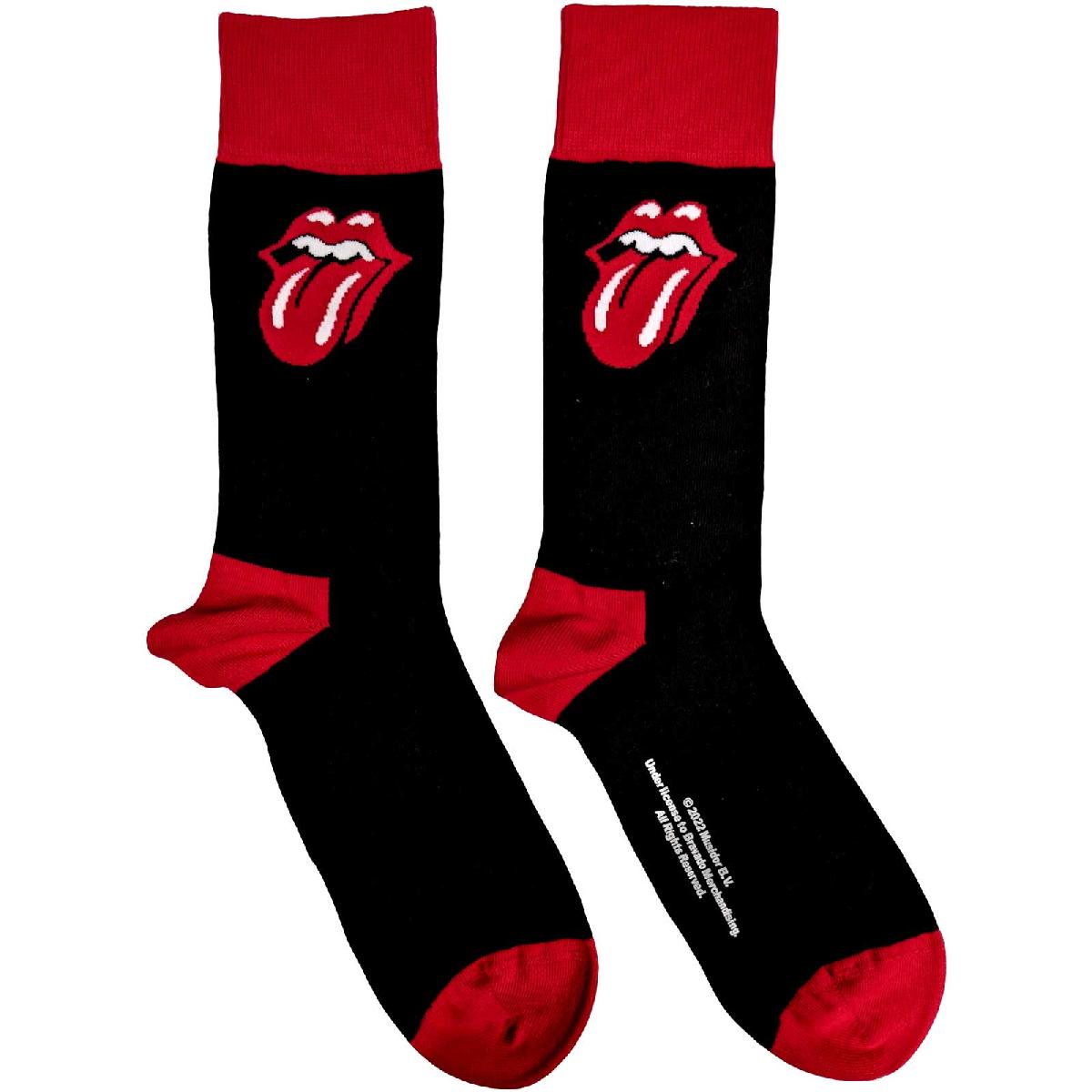 THE ROLLING STONES UNISEX ANKLE SOCKS: CLASSIC TONGUE (UK SIZE 7 - 11)