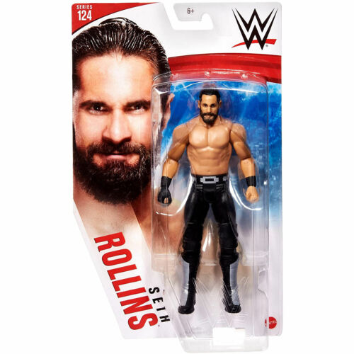 WWE BASIC SERIES 124 SETH ROLLINS WRESTLING ACTION FIGURE