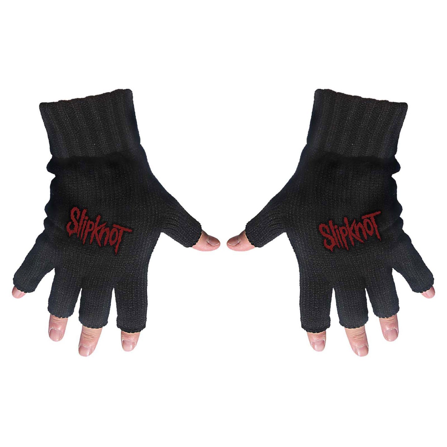 SLIPKNOT UNISEX FINGERLESS GLOVES: LOGO