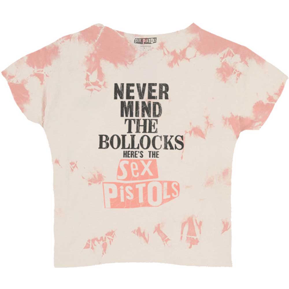 THE SEX PISTOLS LADIES CROP TOP: NEVER MIND THE BOLLOCKS