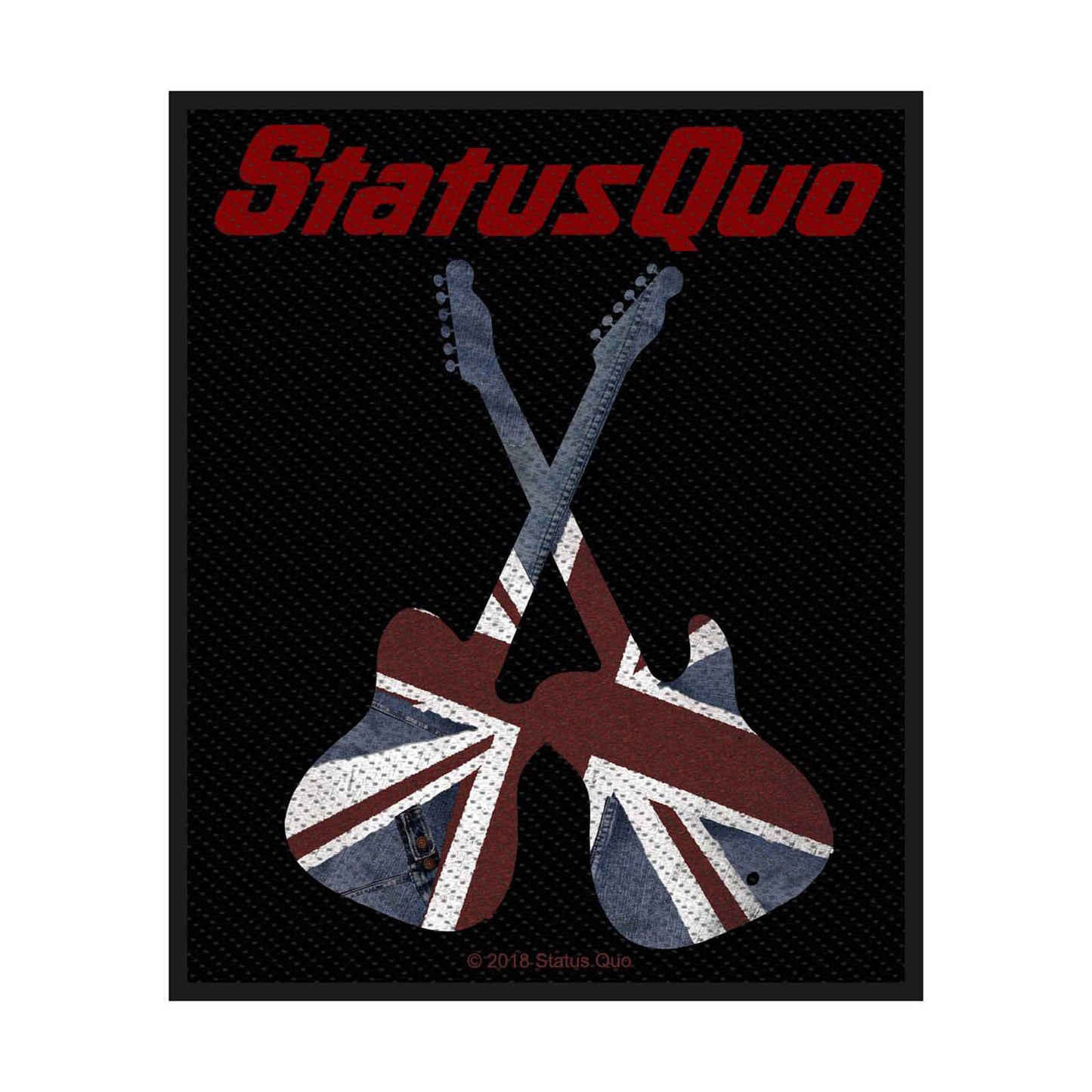 STATUS QUO STANDARD PATCH: GUITARS