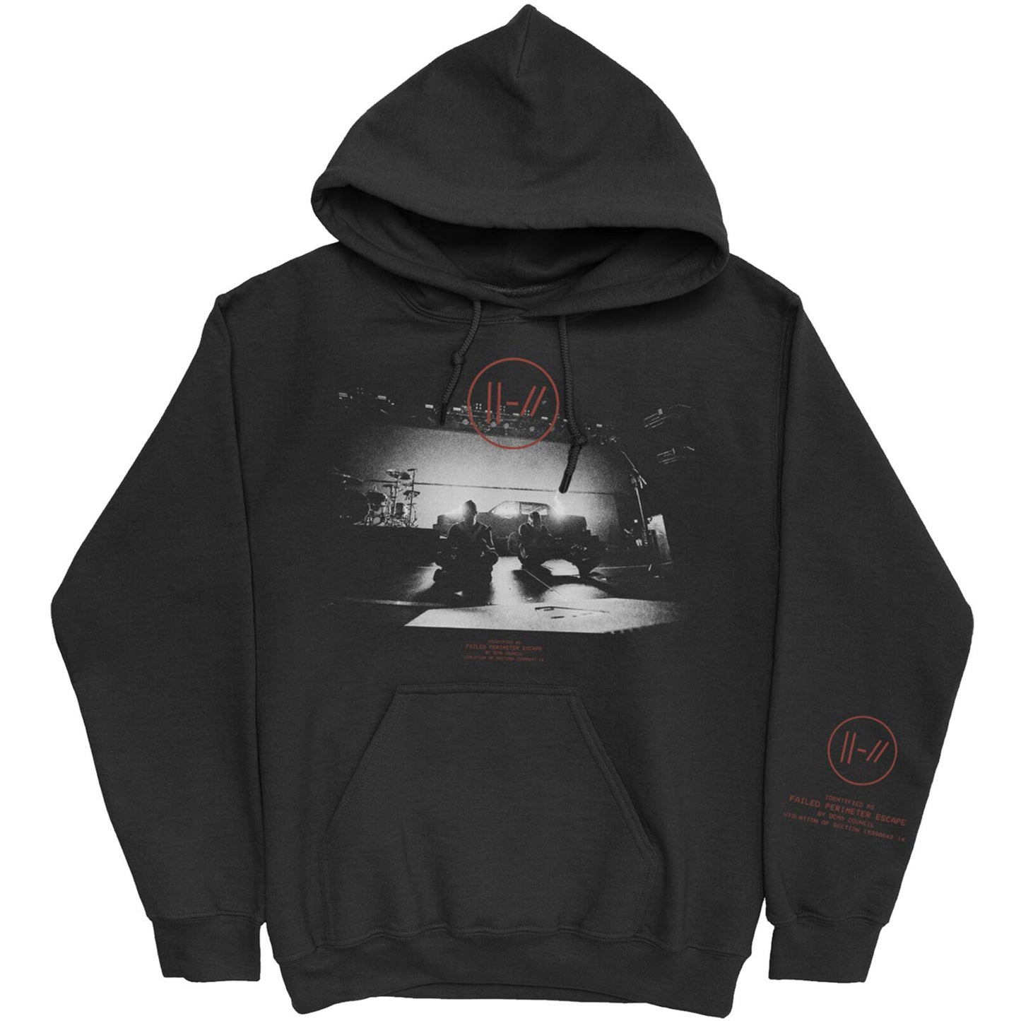 TWENTY ONE PILOTS UNISEX PULLOVER HOODIE: DARK STAGE