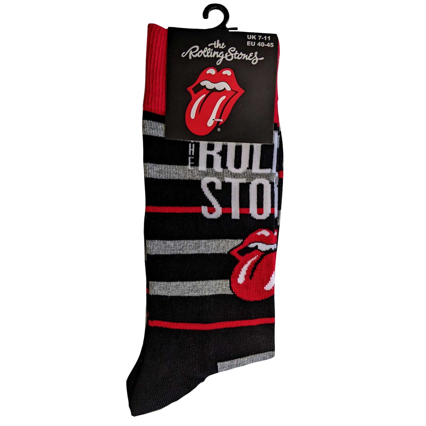 THE ROLLING STONES UNISEX ANKLE SOCKS: LOGO & TONGUE