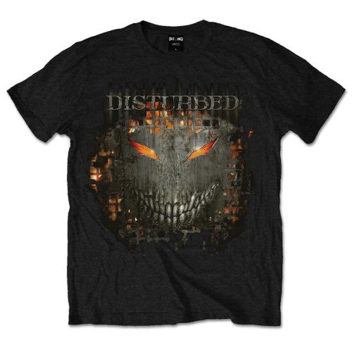 DISTURBED UNISEX T-SHIRT: FIRE BEHIND