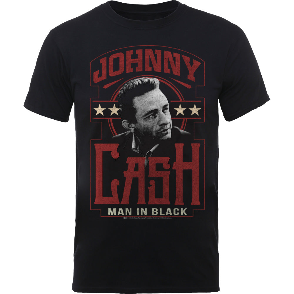 JOHNNY CASH UNISEX T-SHIRT: MAN IN BLACK