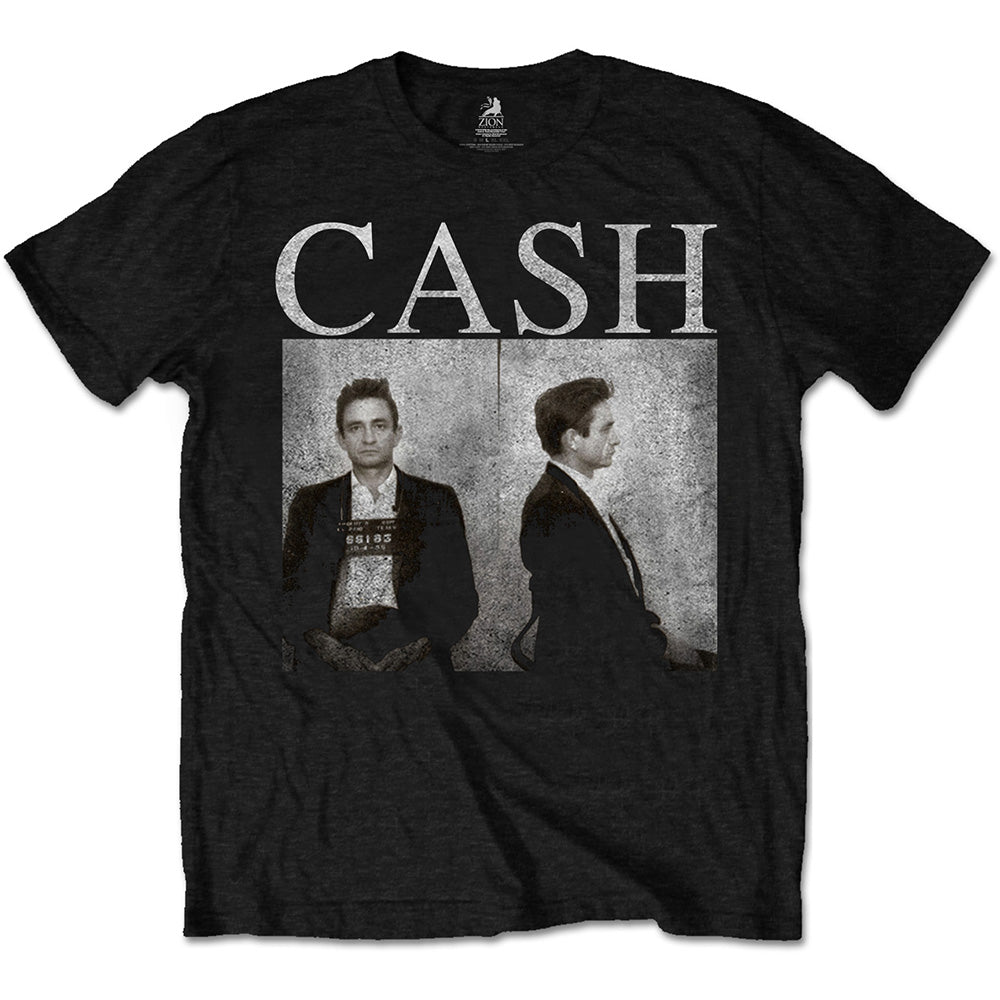 JOHNNY CASH UNISEX T-SHIRT: MUG SHOT
