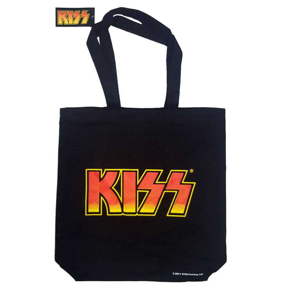 KISS COTTON TOTE BAG: FACES & LOGO