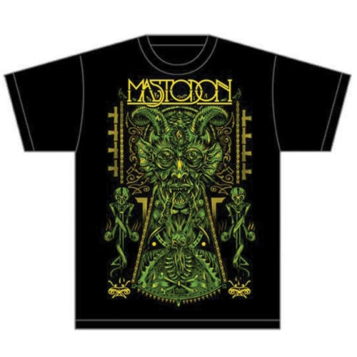 MASTODON UNISEX T-SHIRT: DEVIL ON BLACK