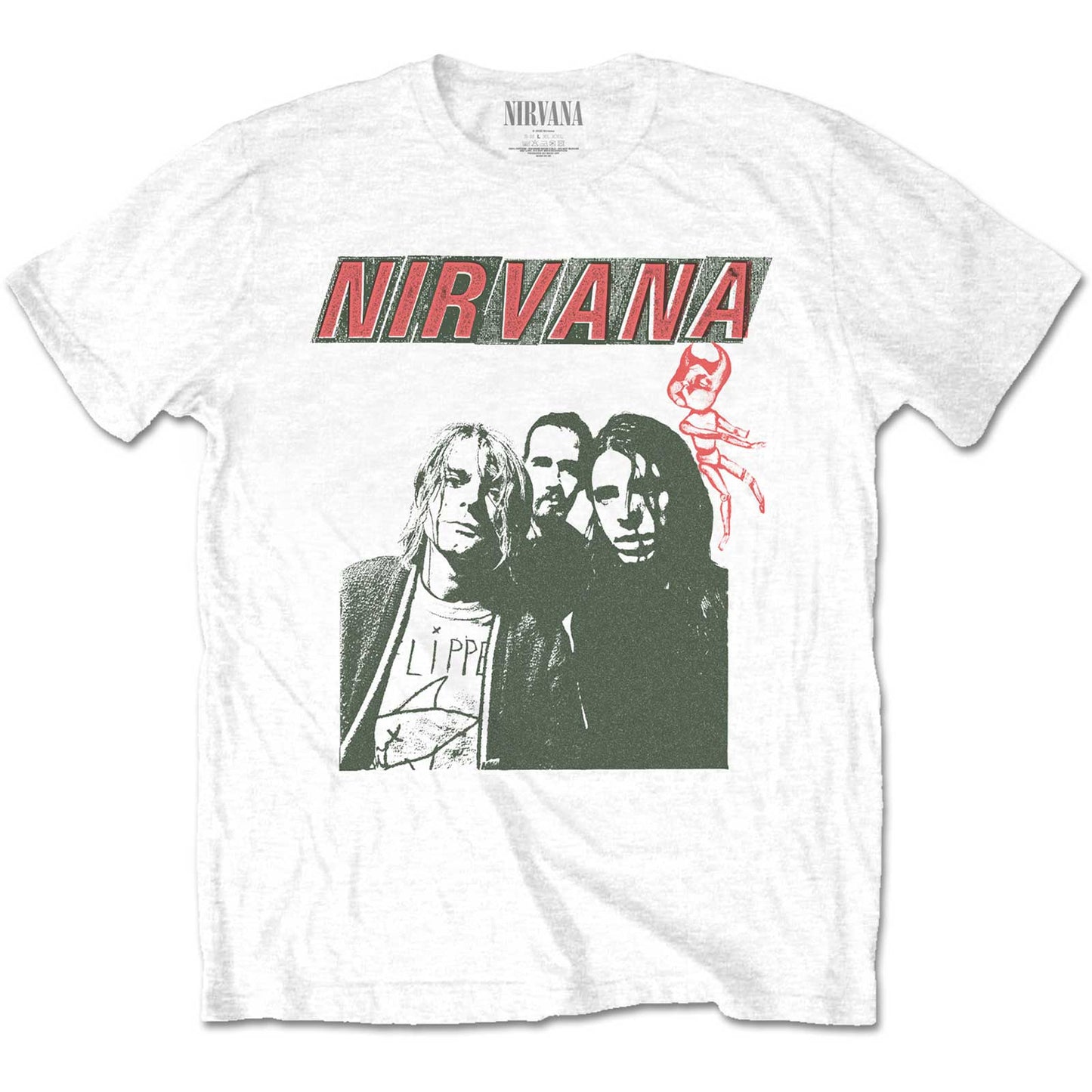 NIRVANA UNISEX T-SHIRT: FLIPPER