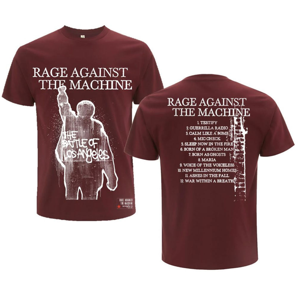 RAGE AGAINST THE MACHINE UNISEX T-SHIRT: BOLA ALBUM COVER