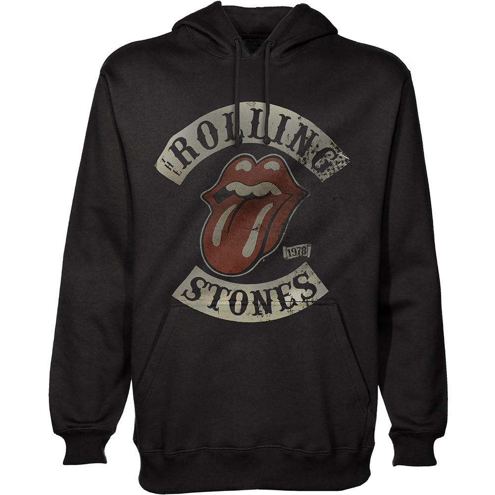 THE ROLLING STONES UNISEX PULLOVER HOODIE: 1978 TOUR