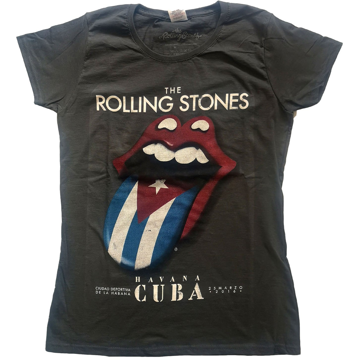 THE ROLLING STONES LADIES TEE: HAVANA CUBA