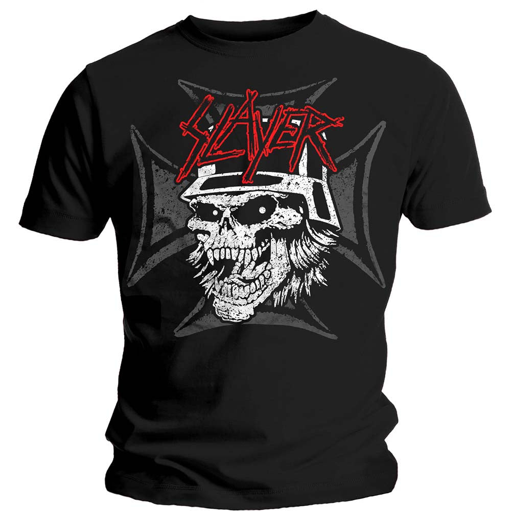 SLAYER UNISEX T-SHIRT: GRAPHIC SKULL
