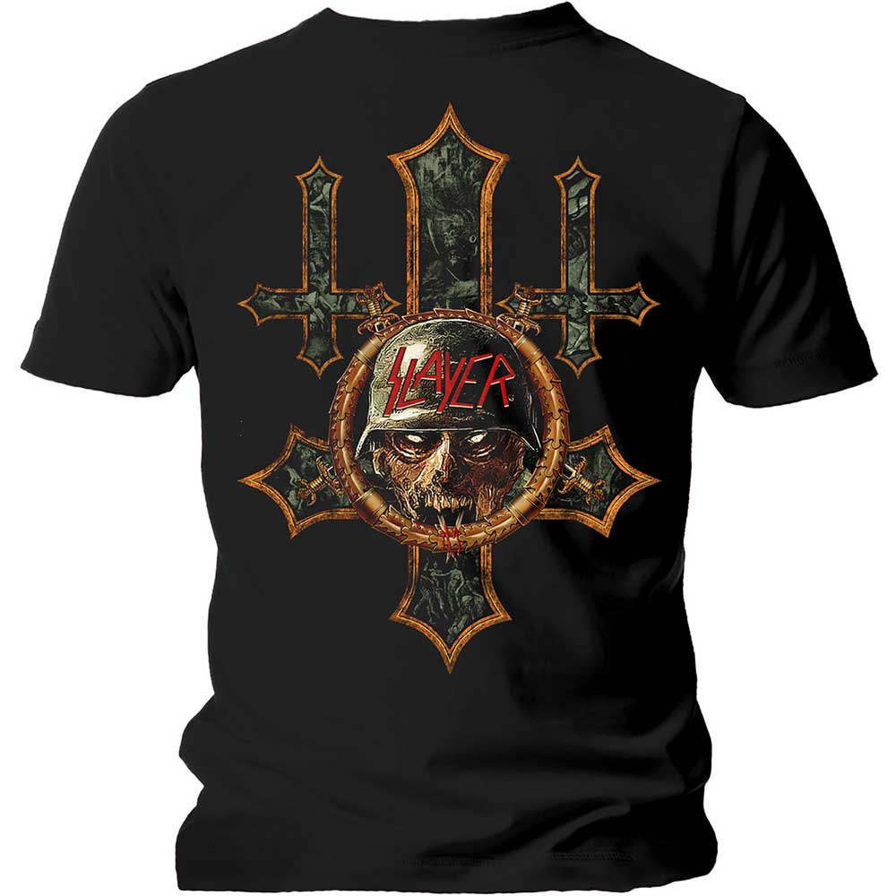 SLAYER UNISEX T-SHIRT: HARD COVER COMIC BOOK