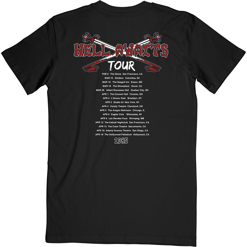 SLAYER UNISEX T-SHIRT: HELL AWAITS TOUR