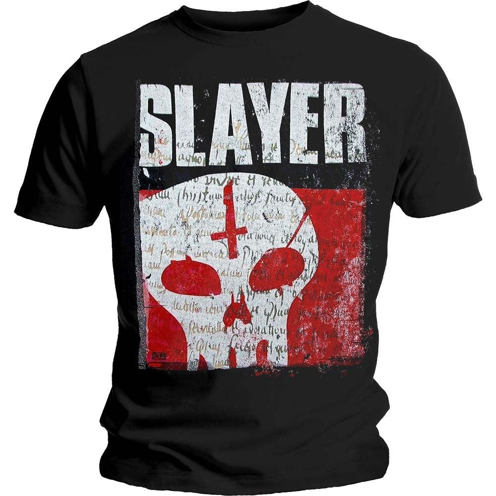 SLAYER UNISEX T-SHIRT: UNDISPUTED ATTITUDE SKULL