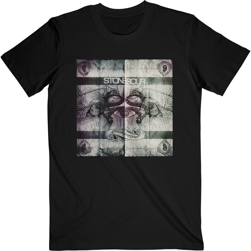 STONE SOUR UNISEX T-SHIRT: AUDIO SECRECY SQUARE