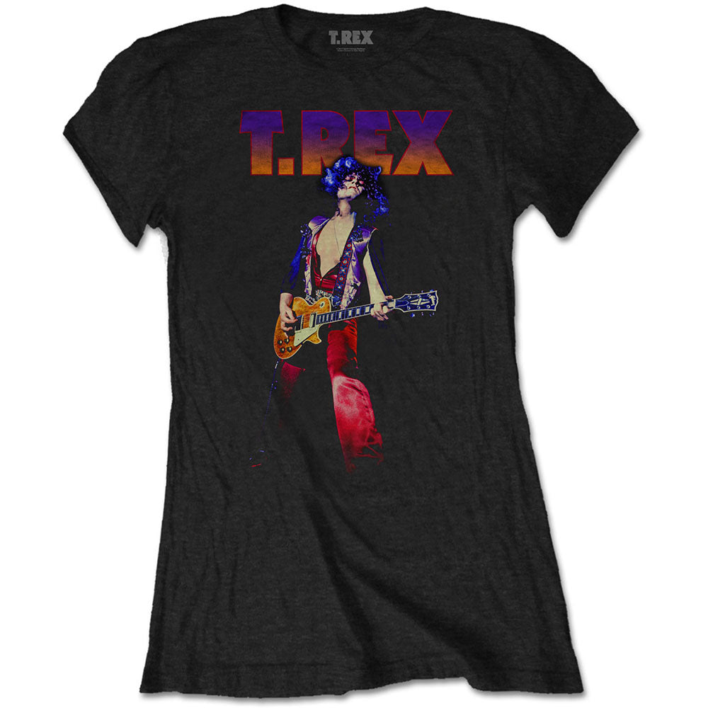 T-Rex Rockin Ladies T-Shirt